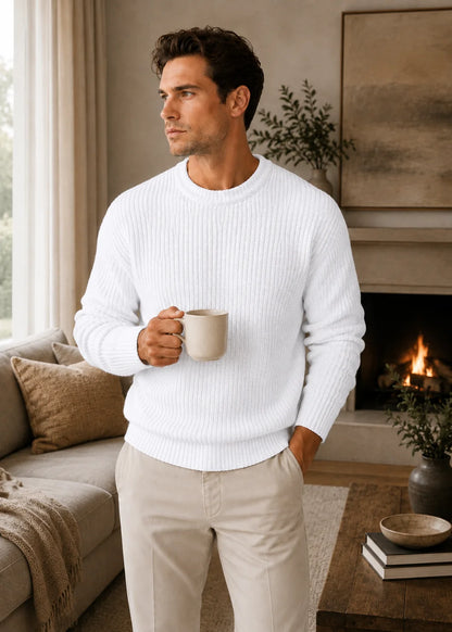 Oversized Knitted Jumper | Polyester Pullover Sweater 6