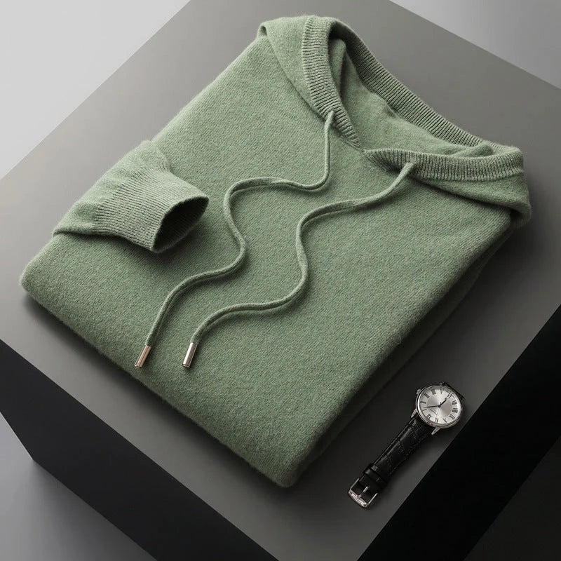 Premium Merino Wool Hoodie | Men's Warm Lightweight Sweatshirt 3