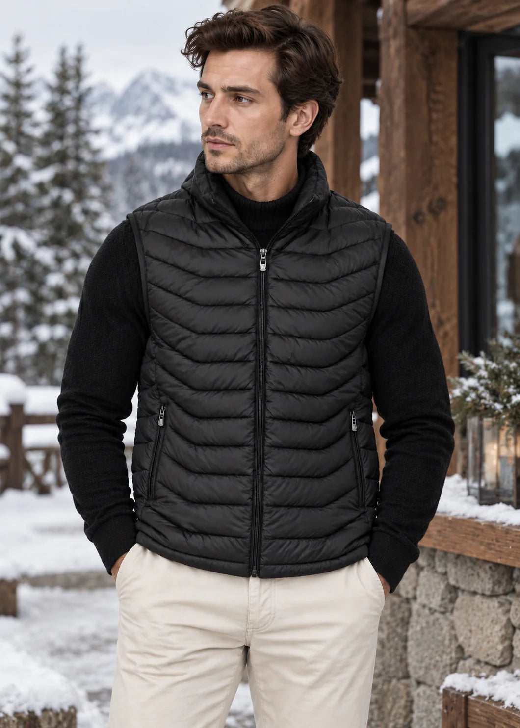 Quilted Padded Gilet Mens | Lightweight Insulated Bodywarmer 5