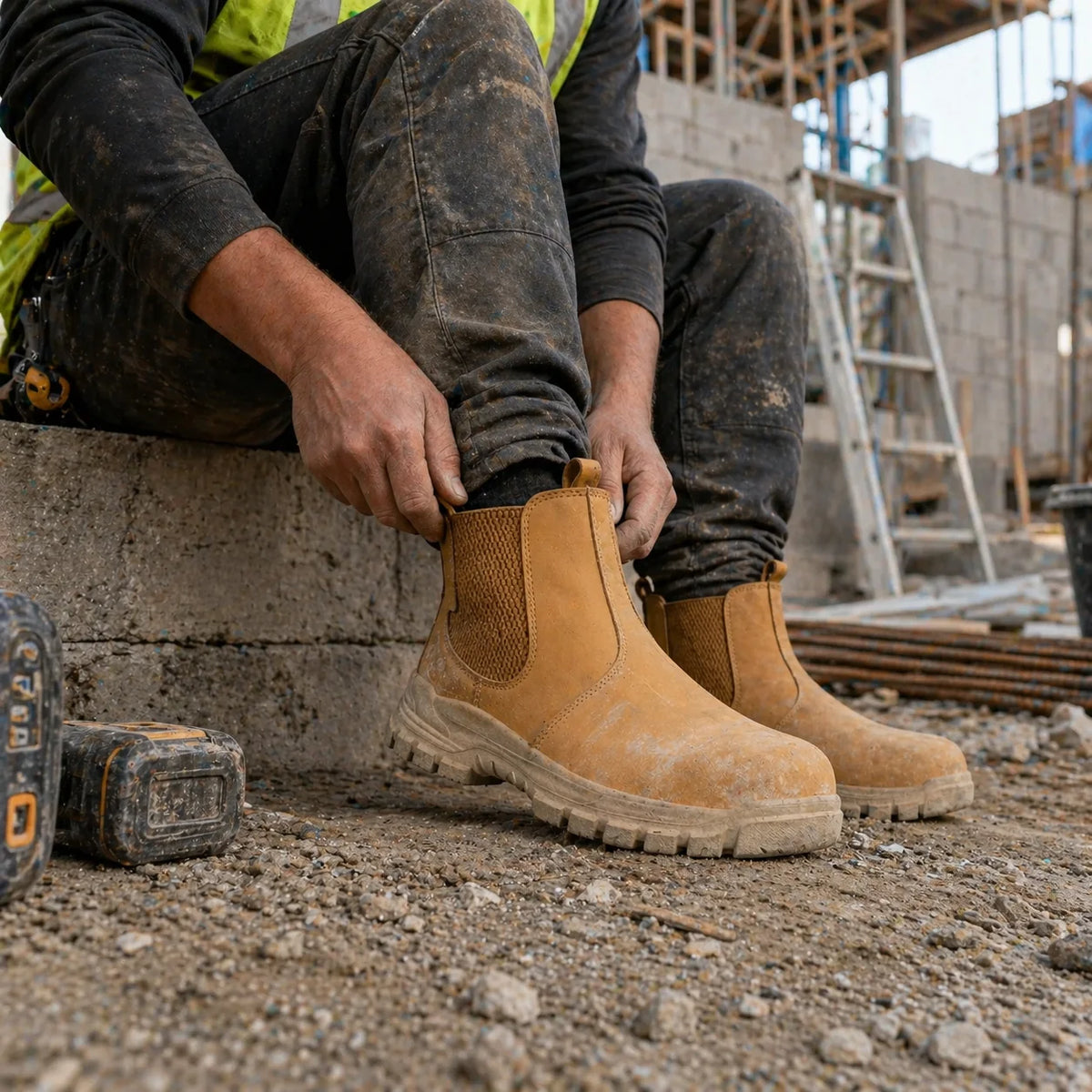 Reinforced Toe Waterproof Work Boot | Men's High-Cut Tactical Boot 2