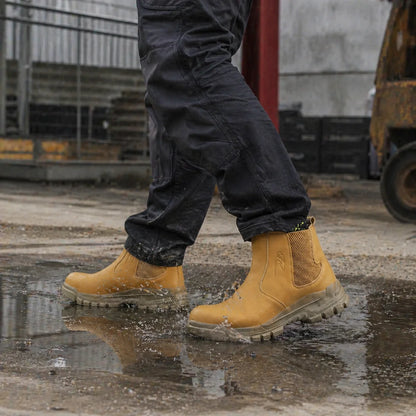 Reinforced Toe Waterproof Work Boot | Men's High-Cut Tactical Boot 3