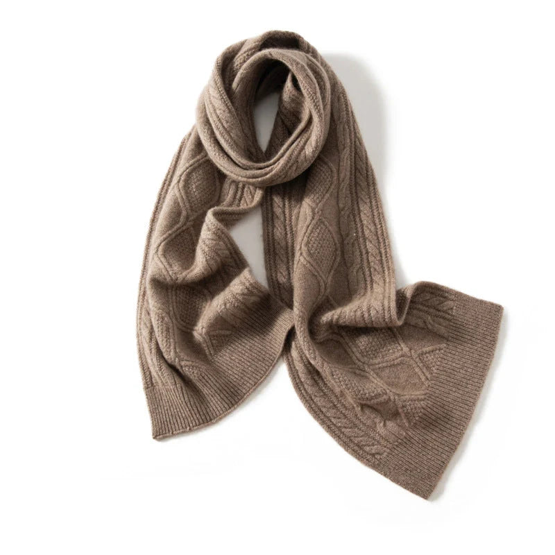 Textured Winter Scarf | Warm Thick Cozy Wrap for Women 1