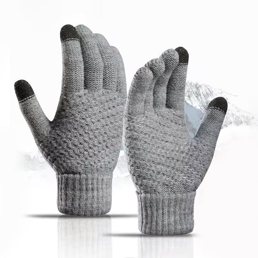 Touchscreen Knit Gloves with Fleece Lining | Winter Gloves Unisex 0