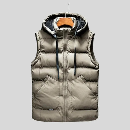 Unisex Quilted Hooded Vest | Lightweight Padded Bodywarmer 5