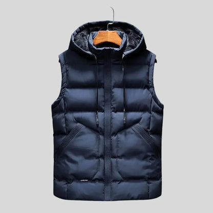 Unisex Quilted Hooded Vest | Lightweight Padded Bodywarmer 6
