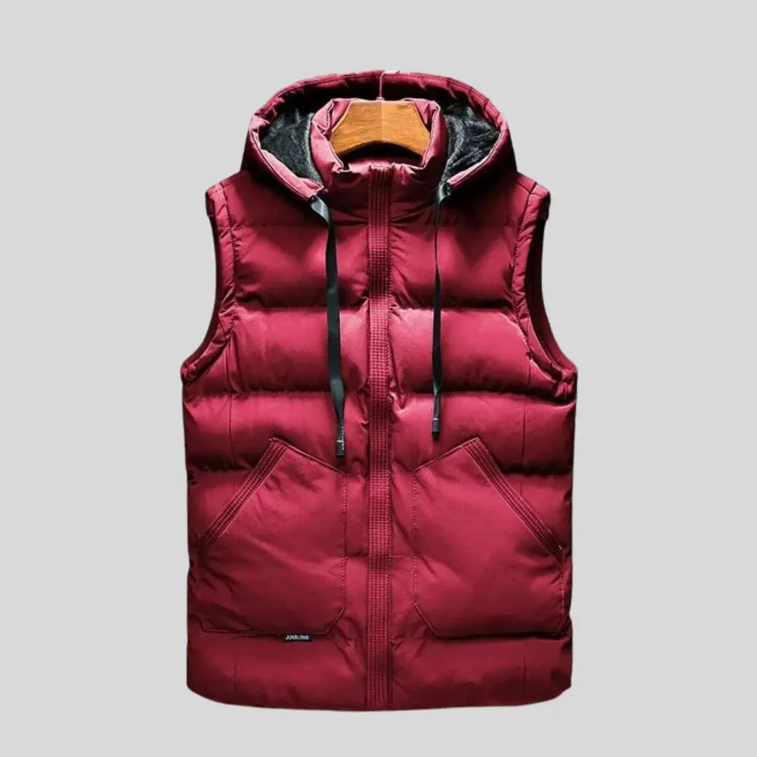 Unisex Quilted Hooded Vest | Lightweight Padded Bodywarmer 7