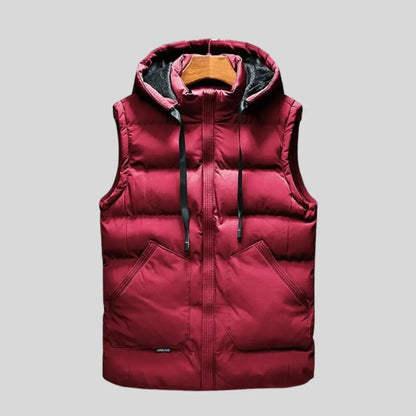 Unisex Quilted Hooded Vest | Lightweight Padded Bodywarmer 7