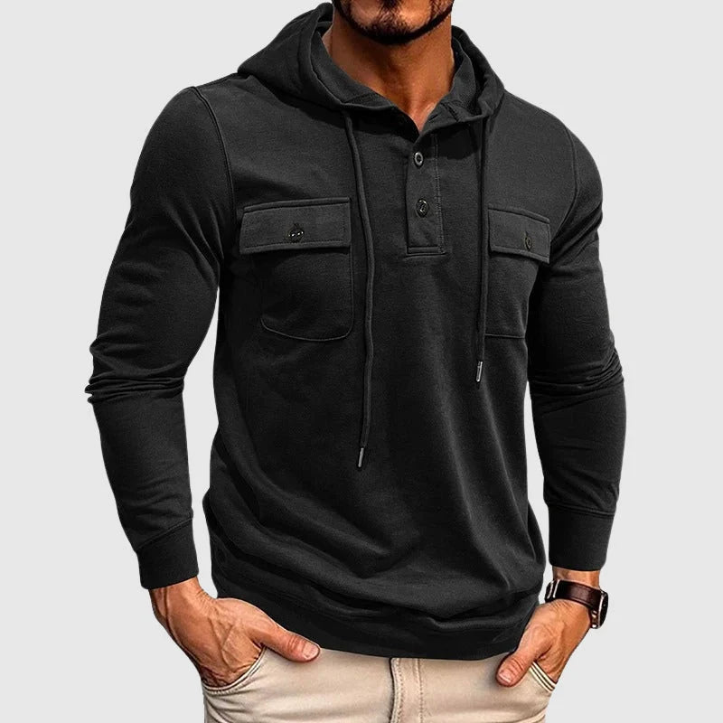 Urban Pulse Hoodie | Men's Cotton-Polyester Blend Sweatshirt 1