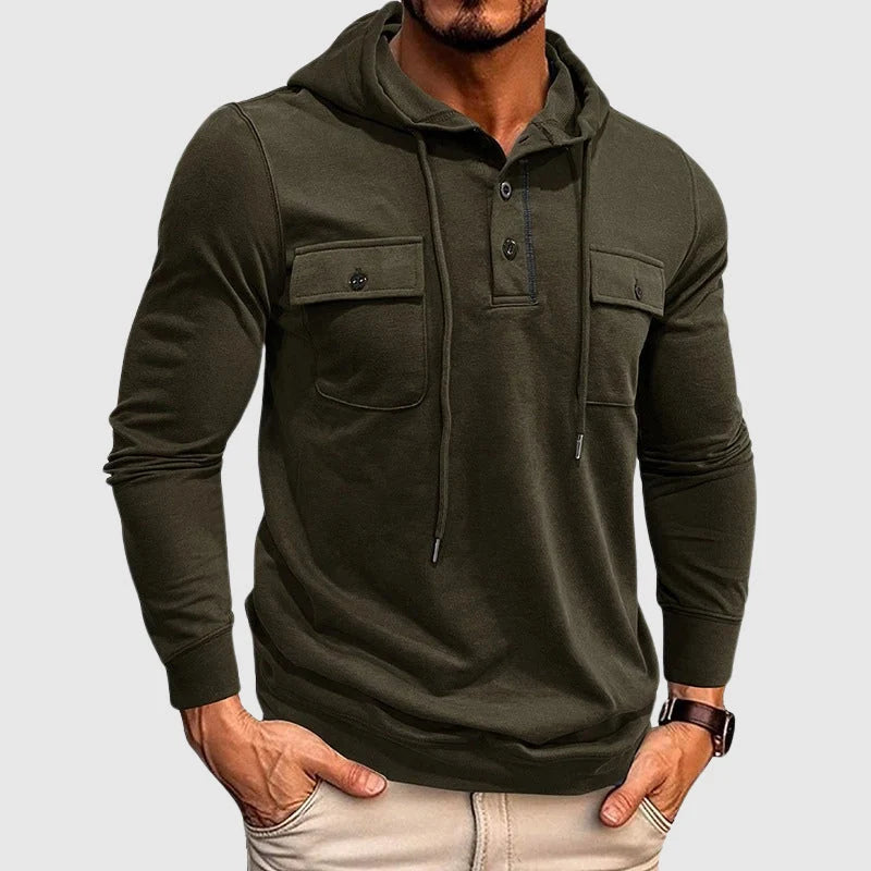 Urban Pulse Hoodie | Men's Cotton-Polyester Blend Sweatshirt 2