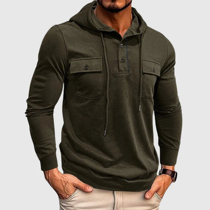 Urban Pulse Hoodie | Men's Cotton-Polyester Blend Sweatshirt 2