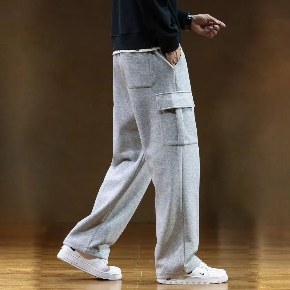 Urban Utility Trousers | Men's Cargo Pants Black 4