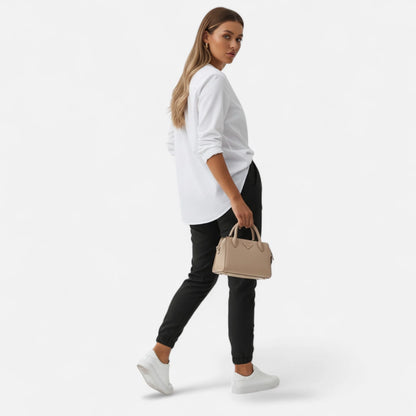 Valmonti | Women High-Waist Slim-Fit Trousers 2