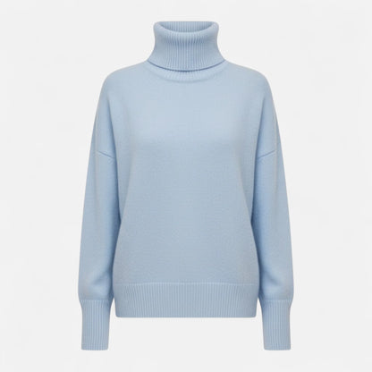 Valmonti | Women Wool-Blend Oversized Turtleneck Sweater 10