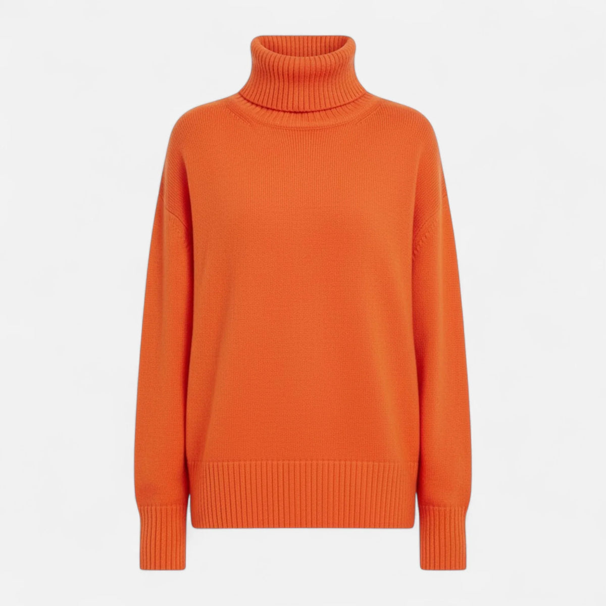 Valmonti | Women Wool-Blend Oversized Turtleneck Sweater 13