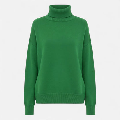 Valmonti | Women Wool-Blend Oversized Turtleneck Sweater 9