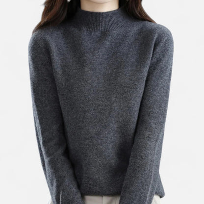 Valmonti | Women Wool Half-Neck Sweater 0