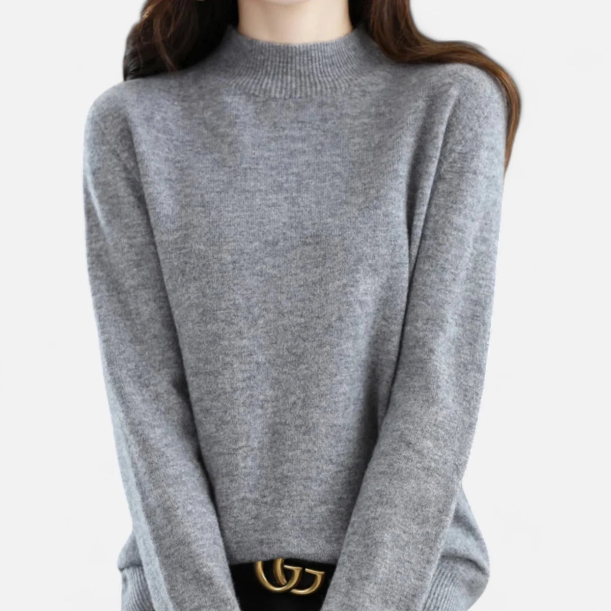 Valmonti | Women Wool Half-Neck Sweater 4