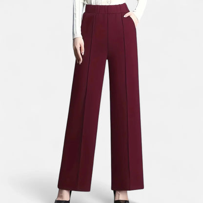 Valmonti | Women’s High-Waist Straight-Leg Trousers 3