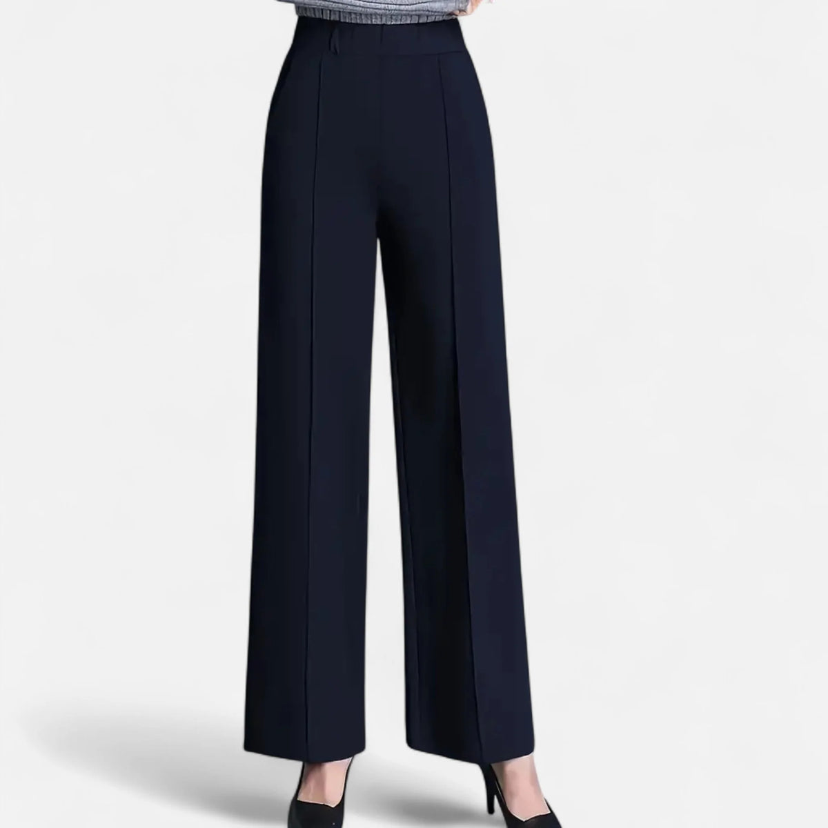 Valmonti | Women’s High-Waist Straight-Leg Trousers 4