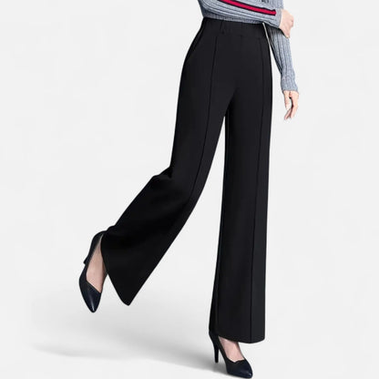 Valmonti | Women’s High-Waist Straight-Leg Trousers 5