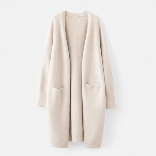 Valmonti | Women’s Long Open-Front Cardigan 0