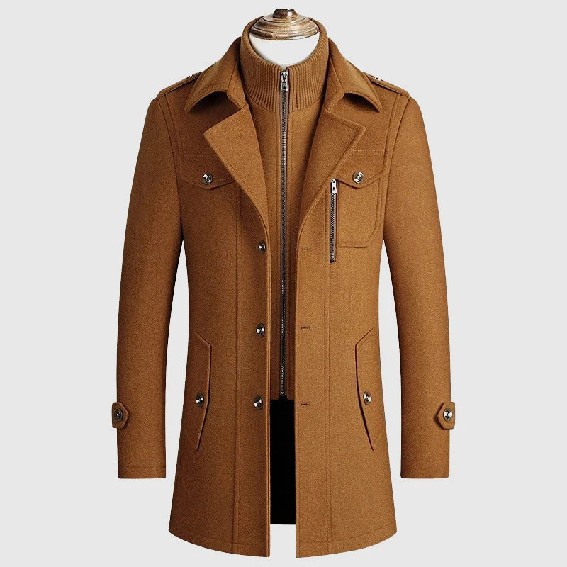 Verdant Wool Blend Coat | Men's Winter Outerwear 0