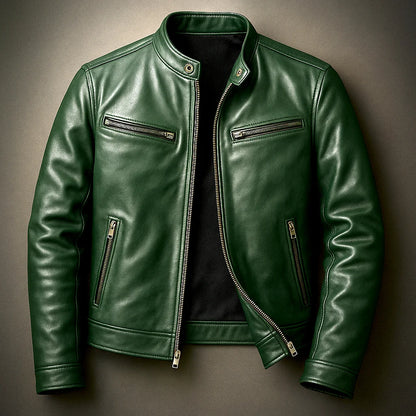 Vintage Brown Leather Jacket | Men's Classic Leather Coat 5