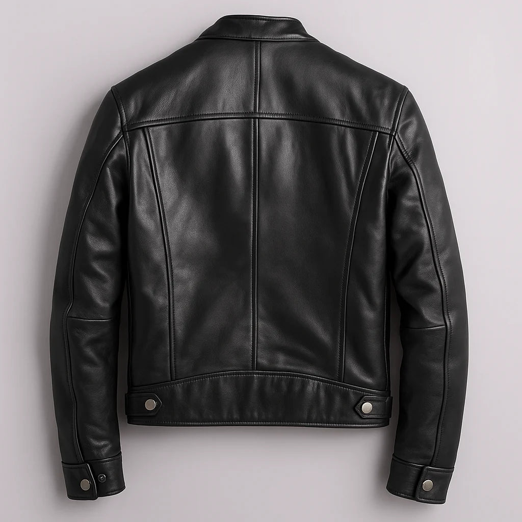 Vintage Brown Leather Jacket | Men's Classic Leather Coat 6