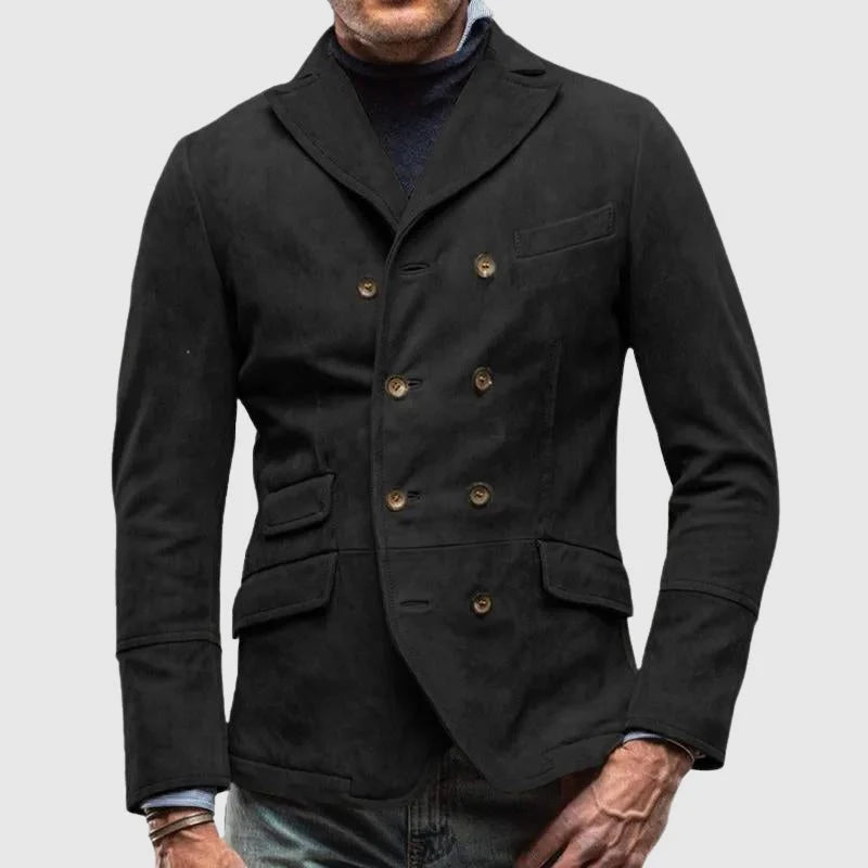 Vintage Valor Blazer | Men's Suede Look Jacket 1