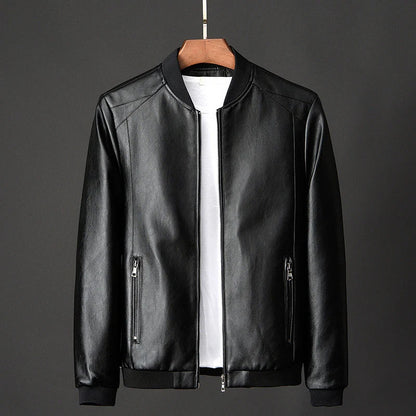 Vortex | Men's PU Leather Jacket Black 0