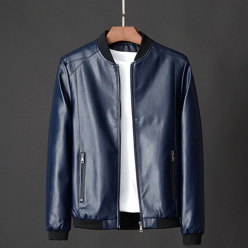 Vortex | Men's PU Leather Jacket Black 2