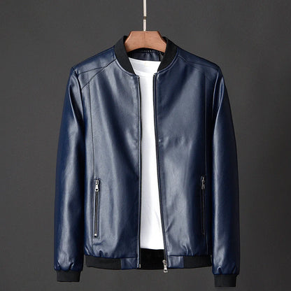 Vortex | Men's PU Leather Jacket Black 2