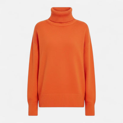 Women Oversized Turtleneck Sweater 13