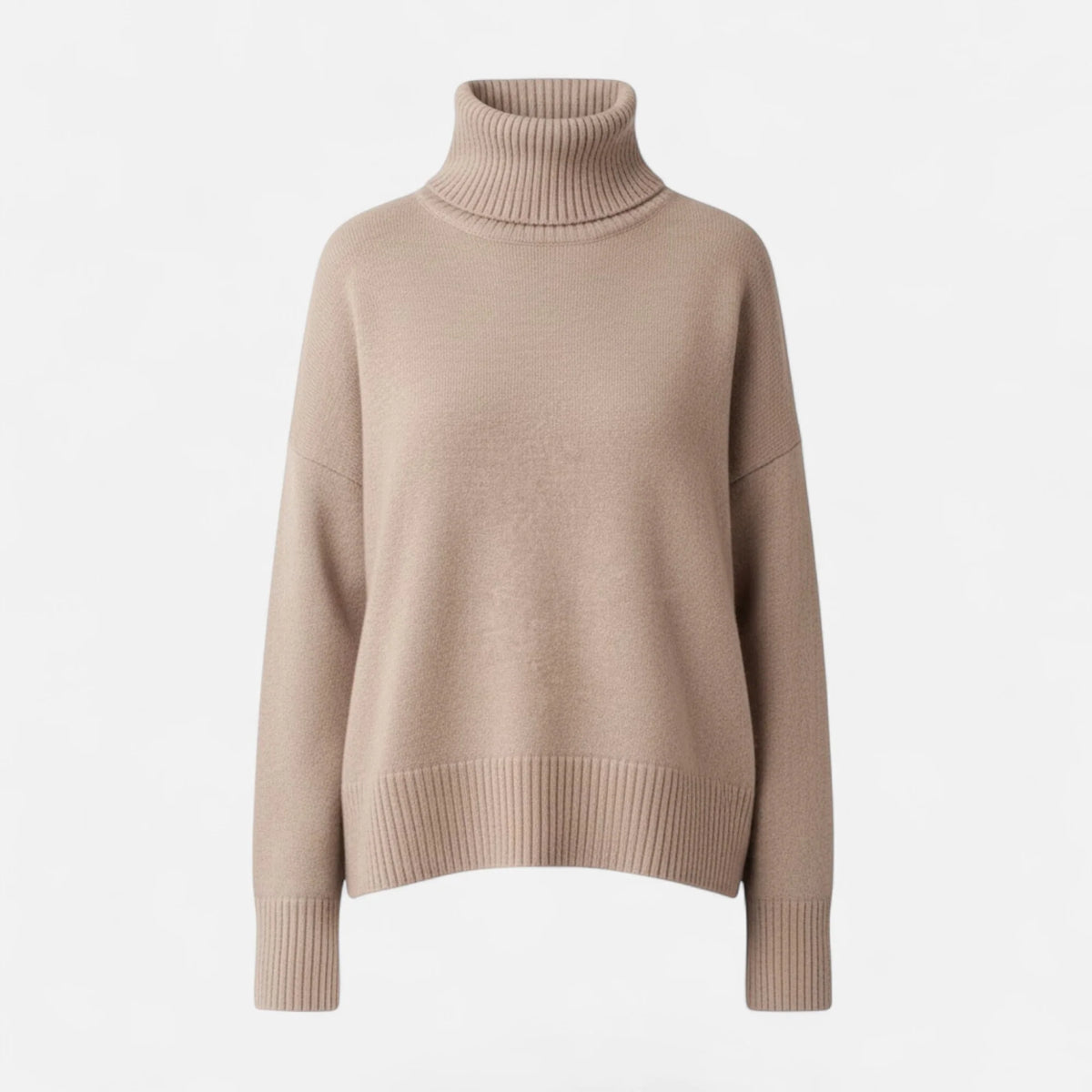 Women Oversized Turtleneck Sweater 5