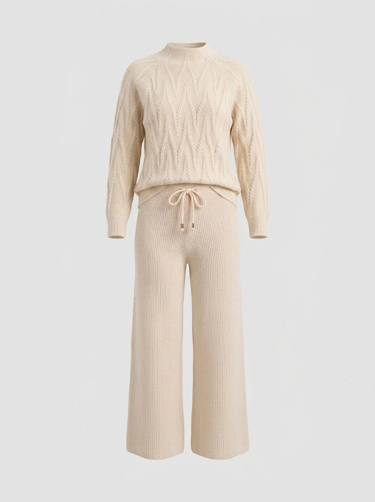 Women's Cable-Knit Co Ord Set | Two Piece Sets Women 1