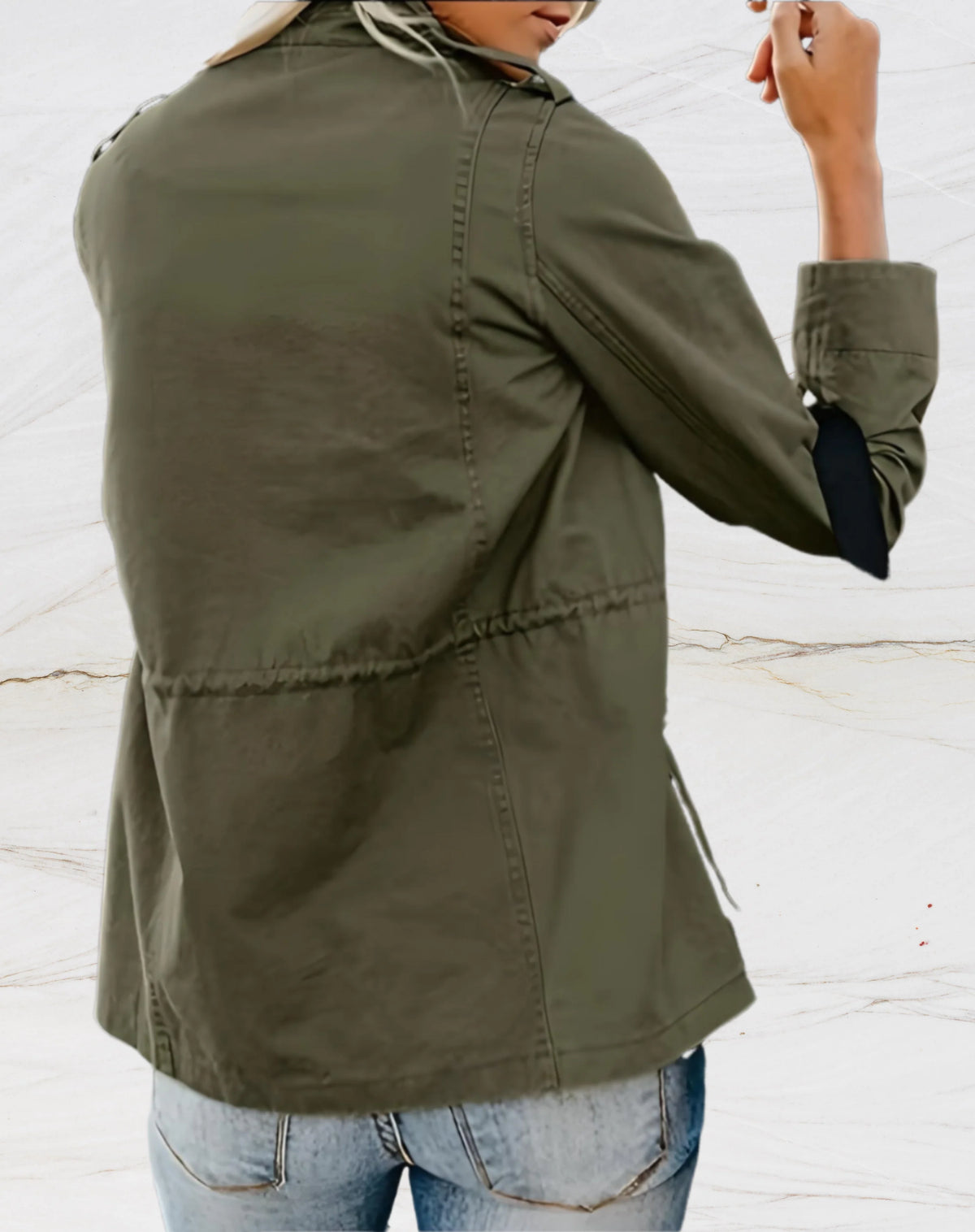 Women's Lightweight Utility Jacket Structured Fit 5
