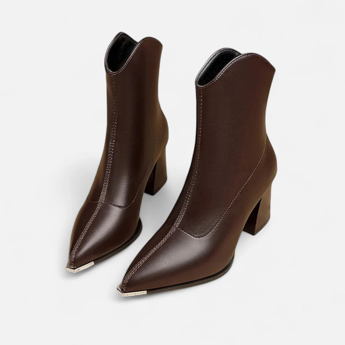 Women's Pointed-Toe Leather Chelsea Boots 3