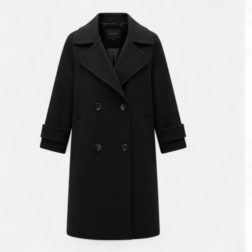 Women's Slim Double-Breasted Coat 0