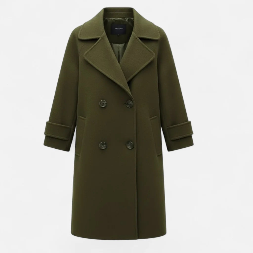 Women's Slim Double-Breasted Coat 3