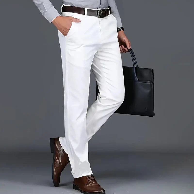 Women's Straight-Leg Dress Pants Black 1