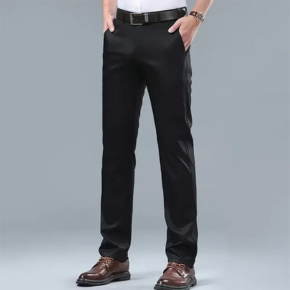 Women's Straight-Leg Dress Pants Black 2