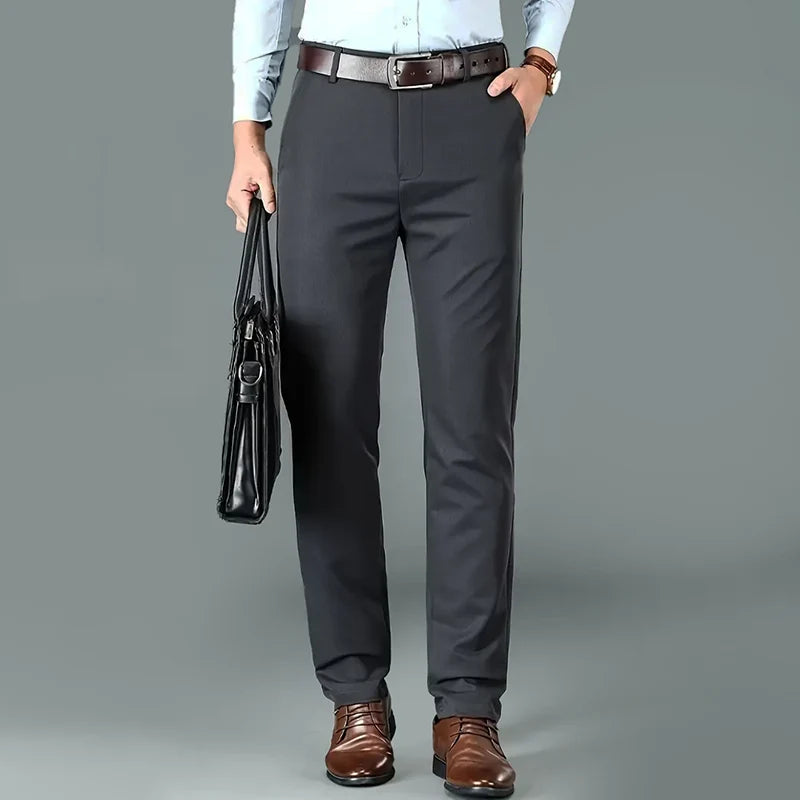 Women's Straight-Leg Dress Pants Black 4