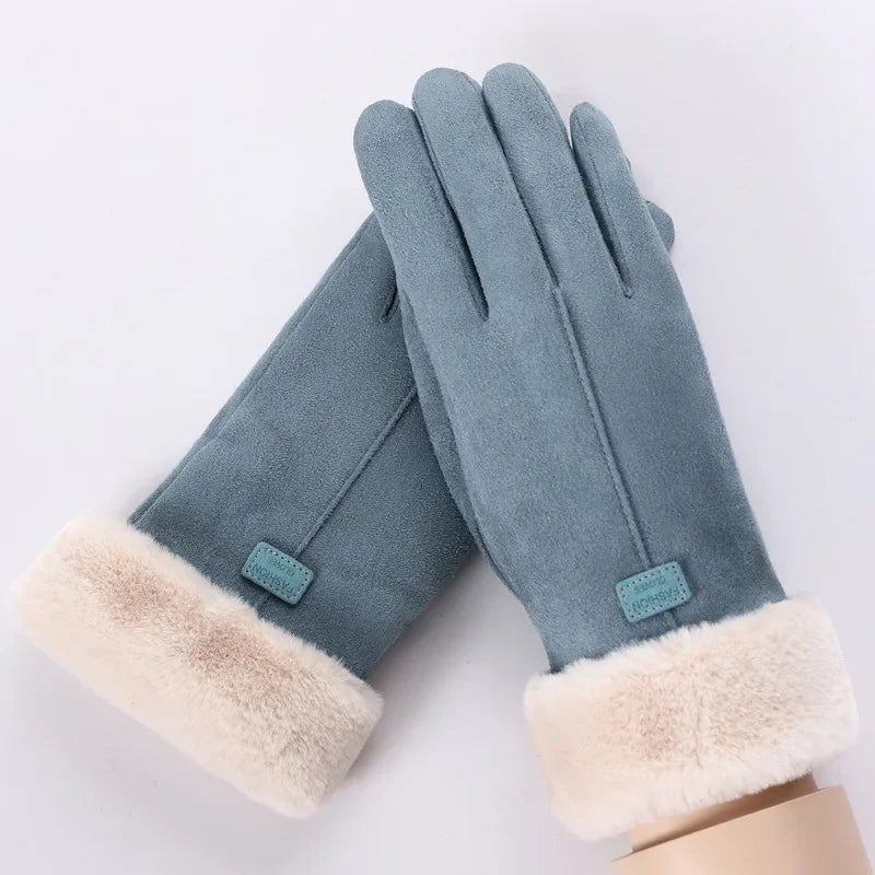 Women's Thermal Winter Gloves | Touchscreen Full-Finger Cuff 1