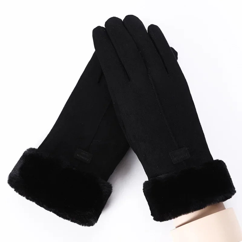 Women's Thermal Winter Gloves | Touchscreen Full-Finger Cuff 2