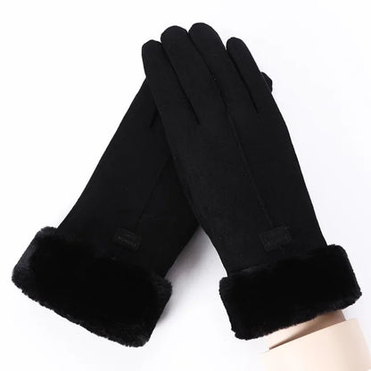 Women's Thermal Winter Gloves | Touchscreen Full-Finger Cuff 2