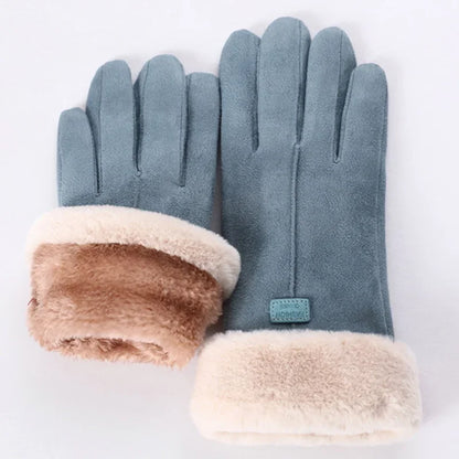 Women's Thermal Winter Gloves | Touchscreen Full-Finger Cuff 6