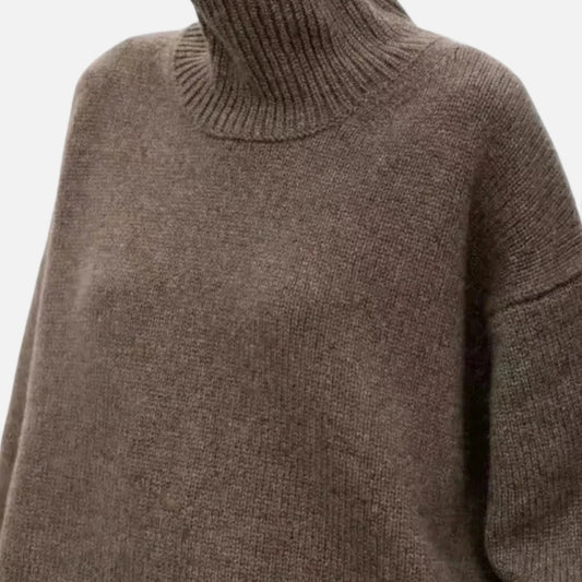 Wool Turtleneck Sweater Women Classic Warm Knit 0